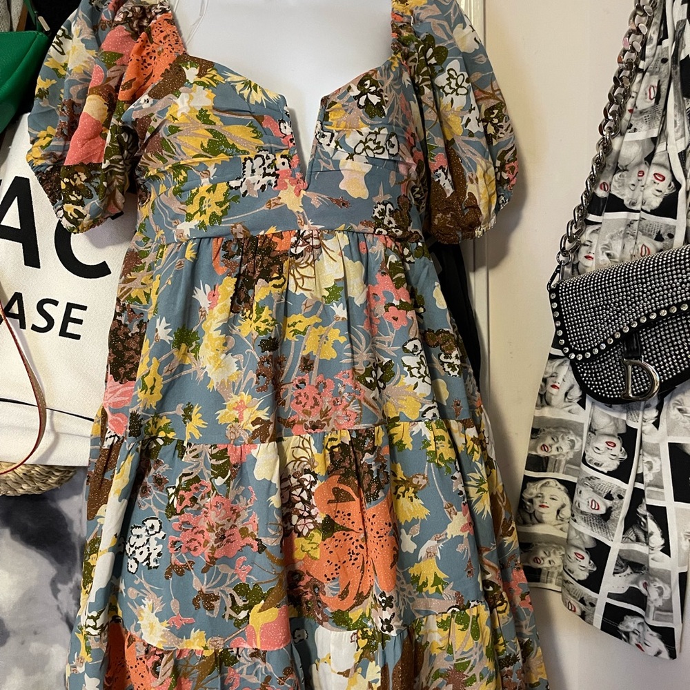 Floral babydoll dress